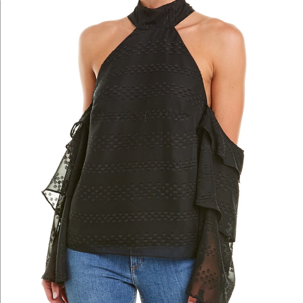 The Jetset Diaries Black Twiggy Top / Size XS